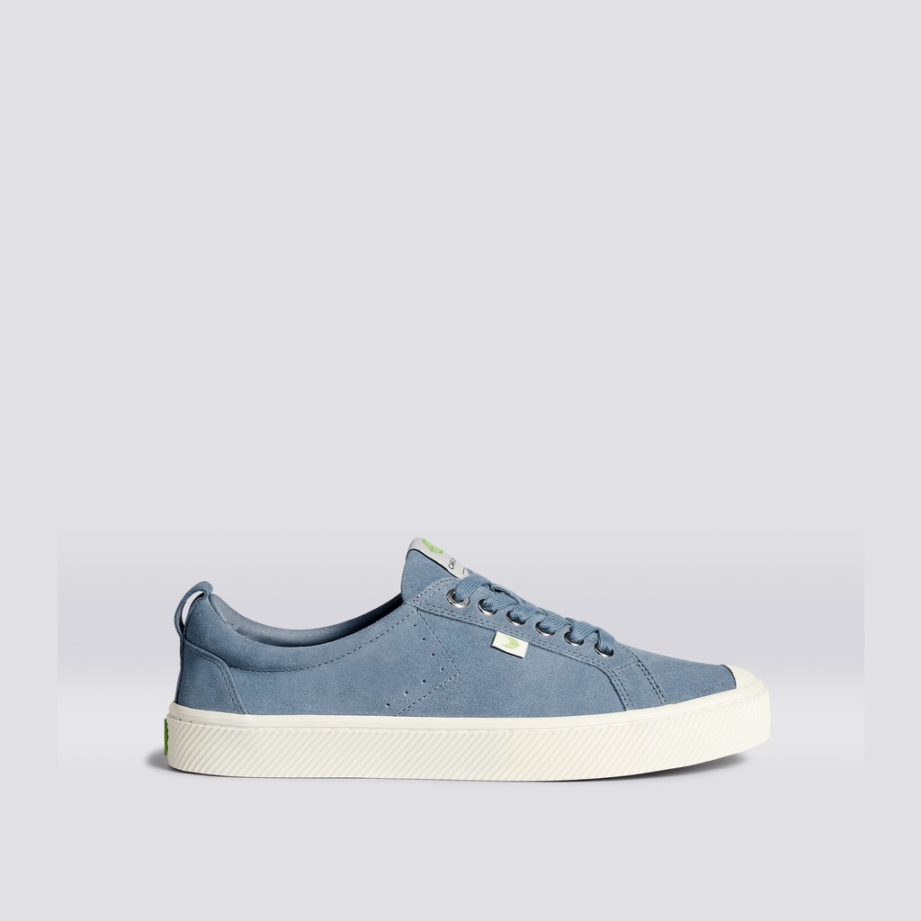 OCA LOW Cariuma Low Top Daim Bleu Femme | VGS-0044575